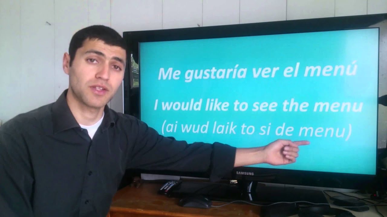 Aprender Inglés Cómo pedir el menú en un Restaurant en Inglés YouTube
