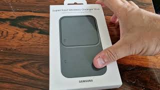 Samsung Super Fast Wireless Charger Duo Unboxing