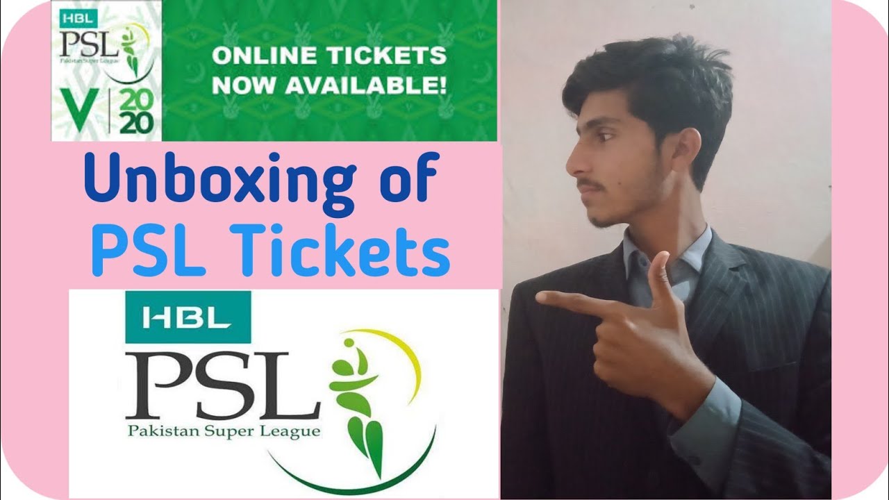 Unboxing of PSL Tickets | Online Order of PSL Tickets | online PSL Tickets
