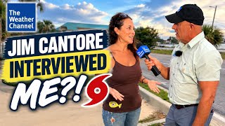 Jim Cantore Interviewed Me?! 🌀 Hurricane Isaias