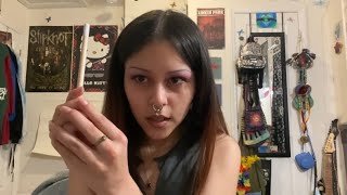 Doing your makeup with colored pencils but I increasingly make you more uncomfortable ASMR😀