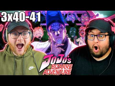 JOTARO vs D'ARBY: The VIDEO GAME Battle!! | Stardust Crusaders | JoJo's Bizarre Adventure 3x40-41