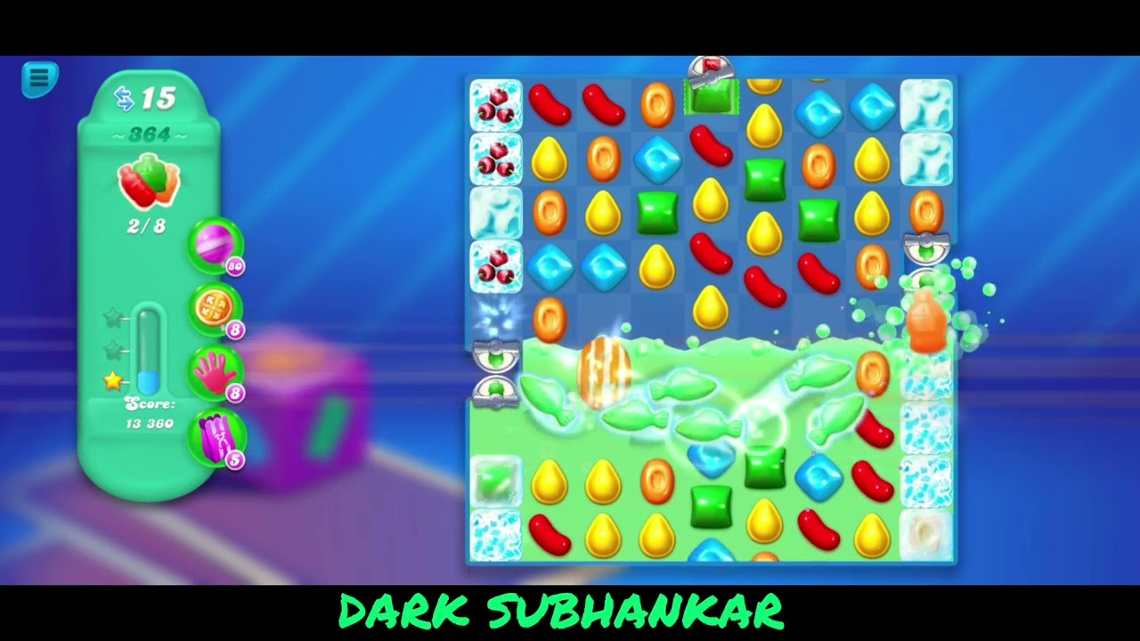 Candy Crush Soda Saga. Level 364.⭐⭐ Star.Level 364 Help.@Subhankar0002.