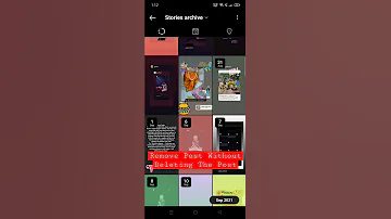 How To Archive Or Unarchive Instagram Post 2021 Shorts Youtubeshorts Short 