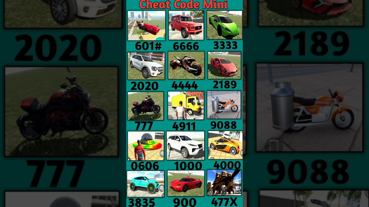 Flying Bike + Cobra Bike + Truck + UFO Cheat Code 🤑 Indian Bike Driving 3D 