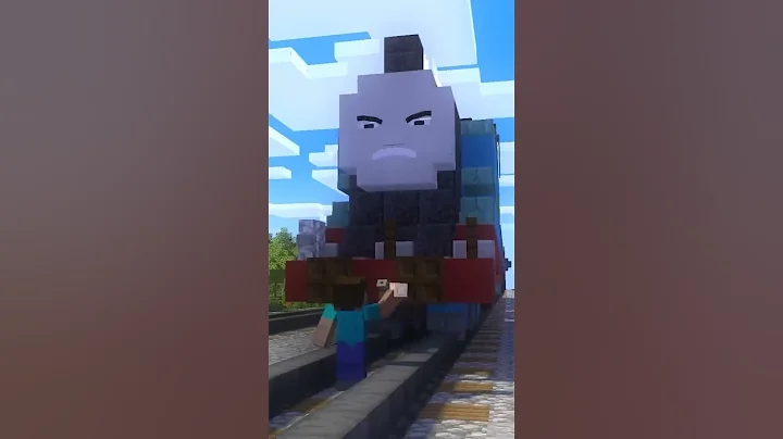 Thomas and Minecraft on 1000 Ping #shorts