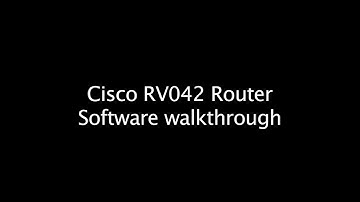How to build your own cloud (part 4/2) - Cisco RV042 Dual WAN VPN Router walkthrough