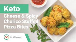 Keto Cheese and Spicy Chorizo Stuffed Pizza Bites Recipe Details