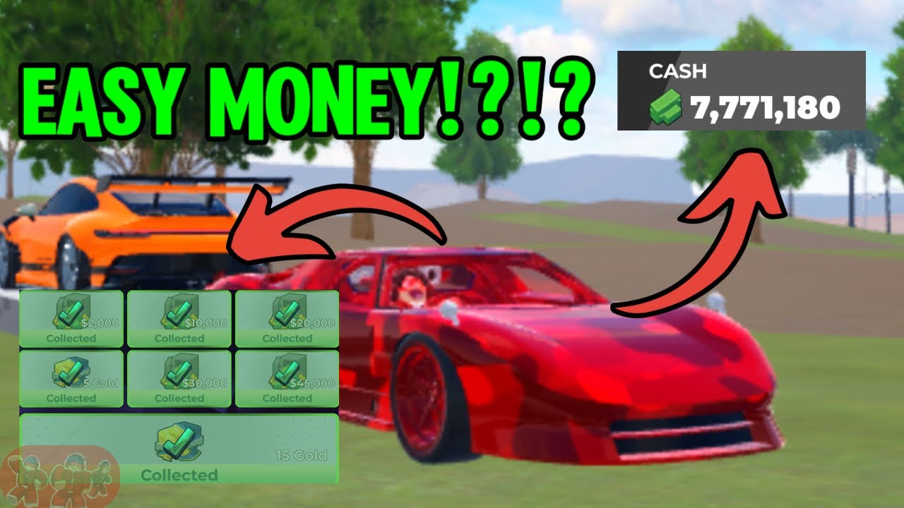 How To Get Money Easily In Roblox Drive World 😱 (F2P)