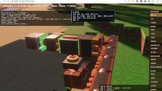 Codex recreated a Minecraft + Create-like game using Rust and Bevy. I built a mining machine with it