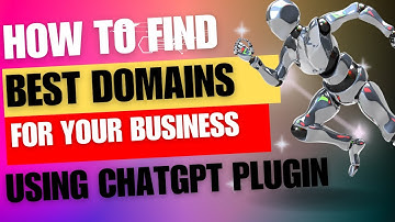 How To Find Best Domains For Your Business Using ChatGPT Plugin One Word Domain | Step By Step