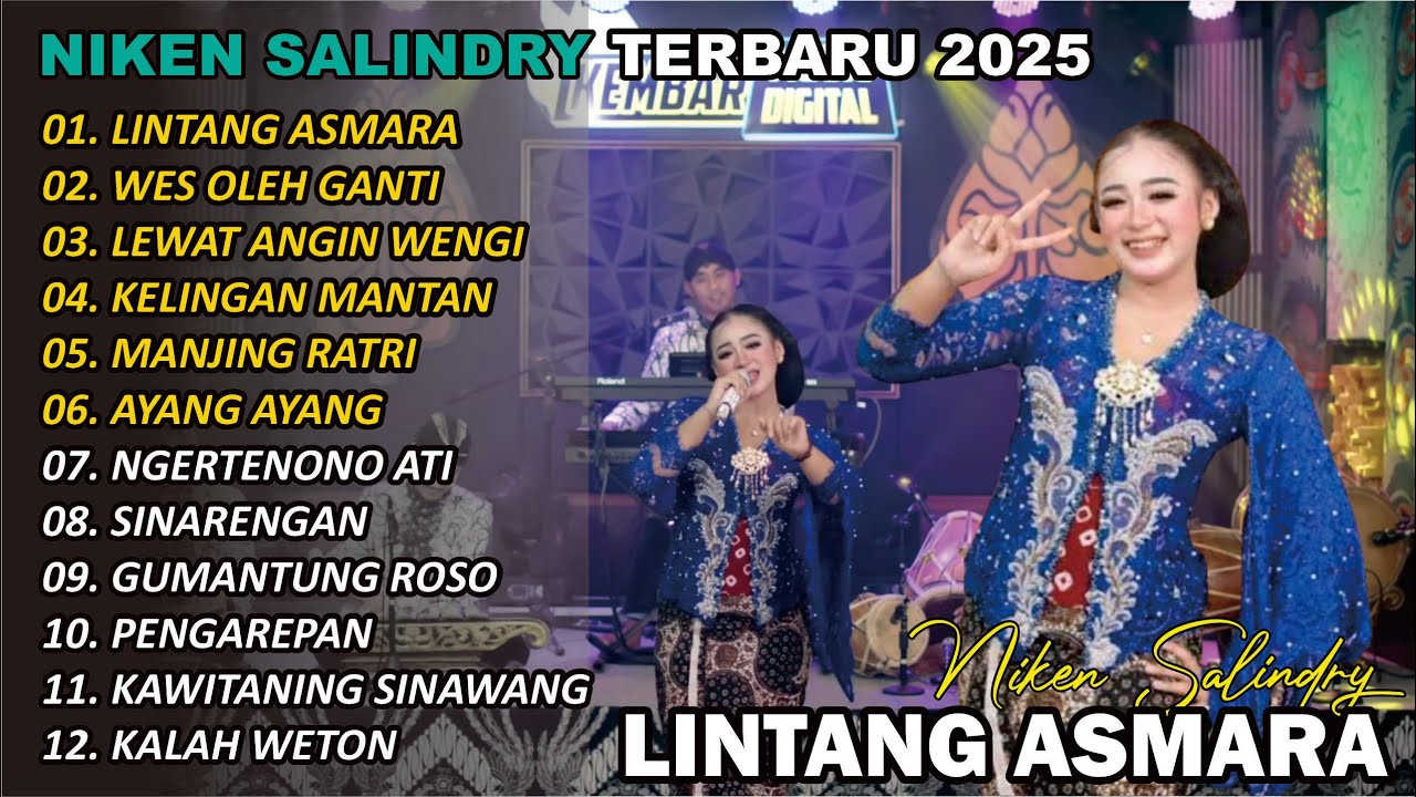 LINTANG ASMARA 🎵 | NIKEN SALINDRY | FULL ALBUM TERBARU VERSI CAMPURSARI VIRAL🎵  TRENDING 2025/2024