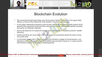 AICTE ATAL Online FDP on Blockchain Technology Part 2 |  Smart Contracts and Decentralized Web