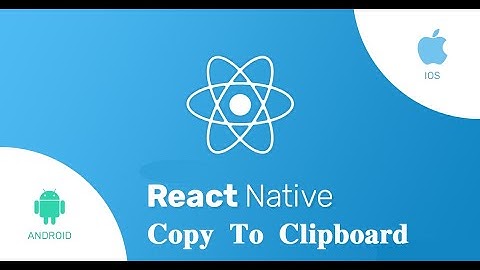 Copy To Clipboard React Native || Code With Shihab.