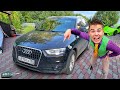 Mr. Joe on Dirty Camaro in Car Wash VS Car Service for kids