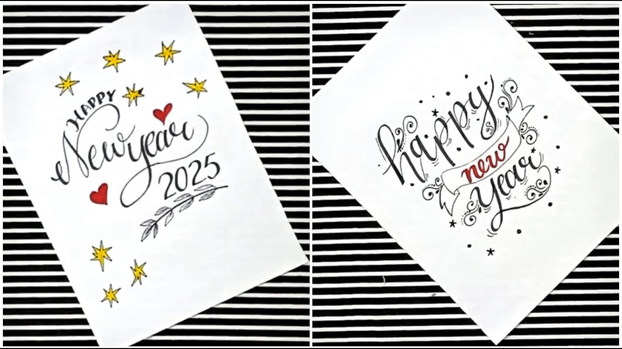 Happy New Year writing style