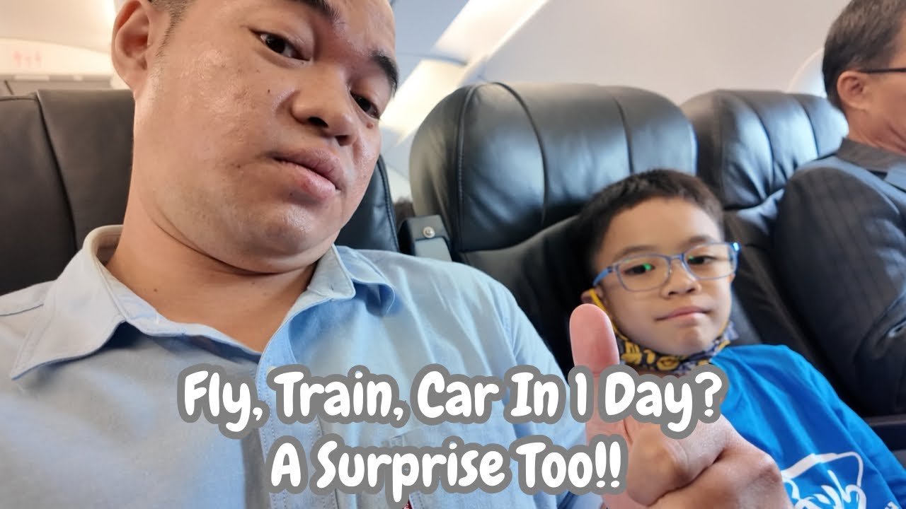 FLY, TRAIN, AND CAR IN 1 DAY?? A SURPRISED GIFT?