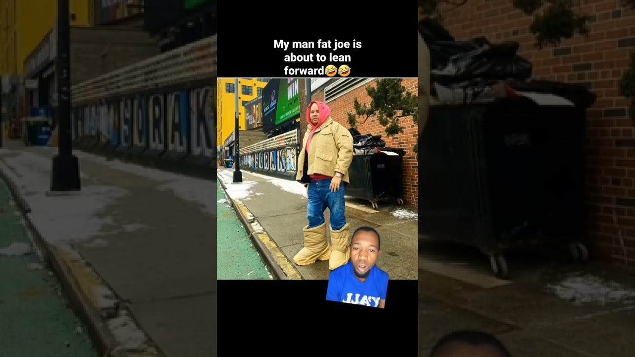 what is fat Joe wearing? 