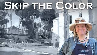 Monochromatic Plein Air Watercolor Painting That Instantly Improves Your Values