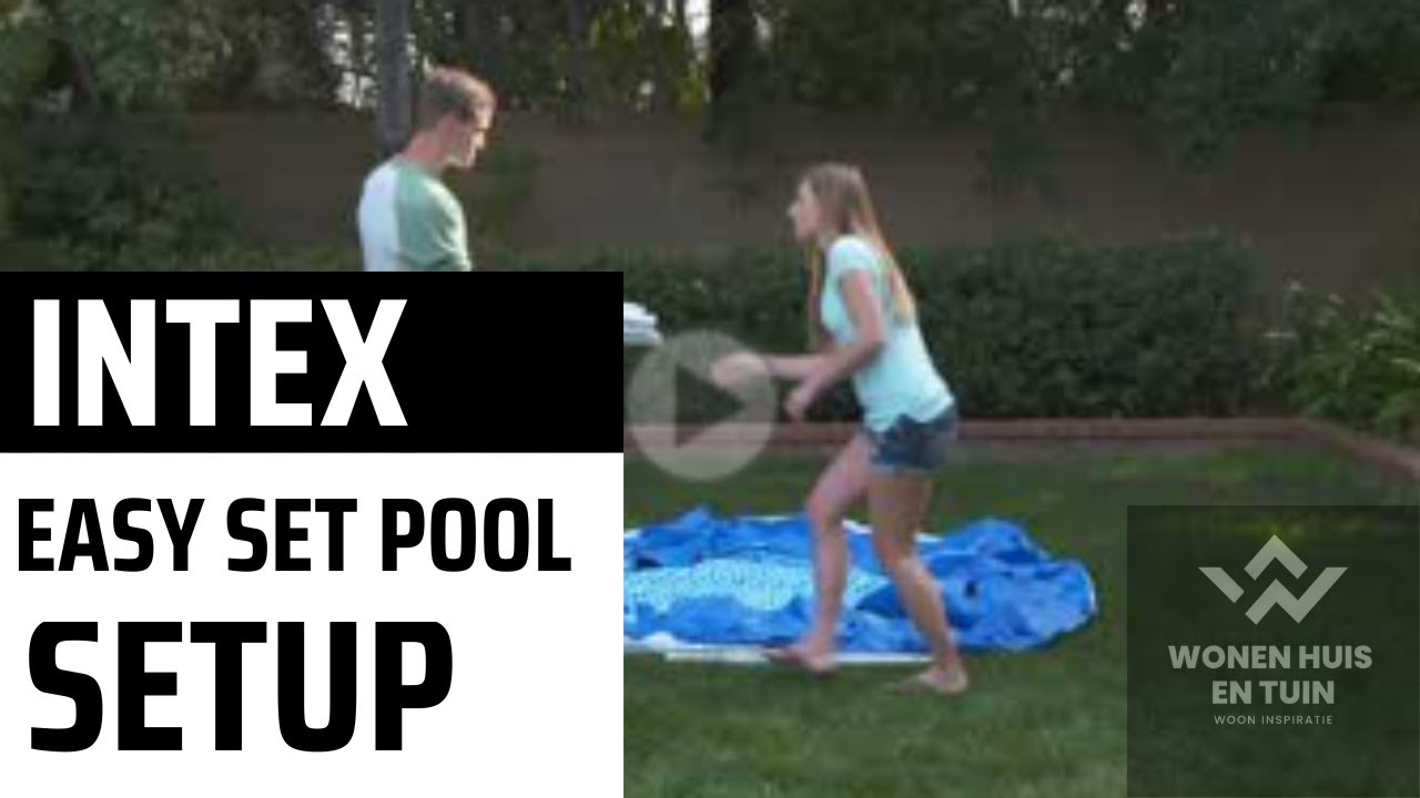 How to Setup Intex Easy Set Pool 488 | Easy Step-by-Step Instructions ...