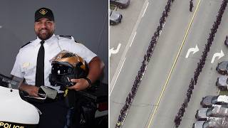 Procession for OPP officer killed in the line-of-duty