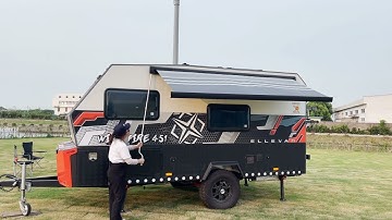 How to close the motorhome awning AWNLUX w5500