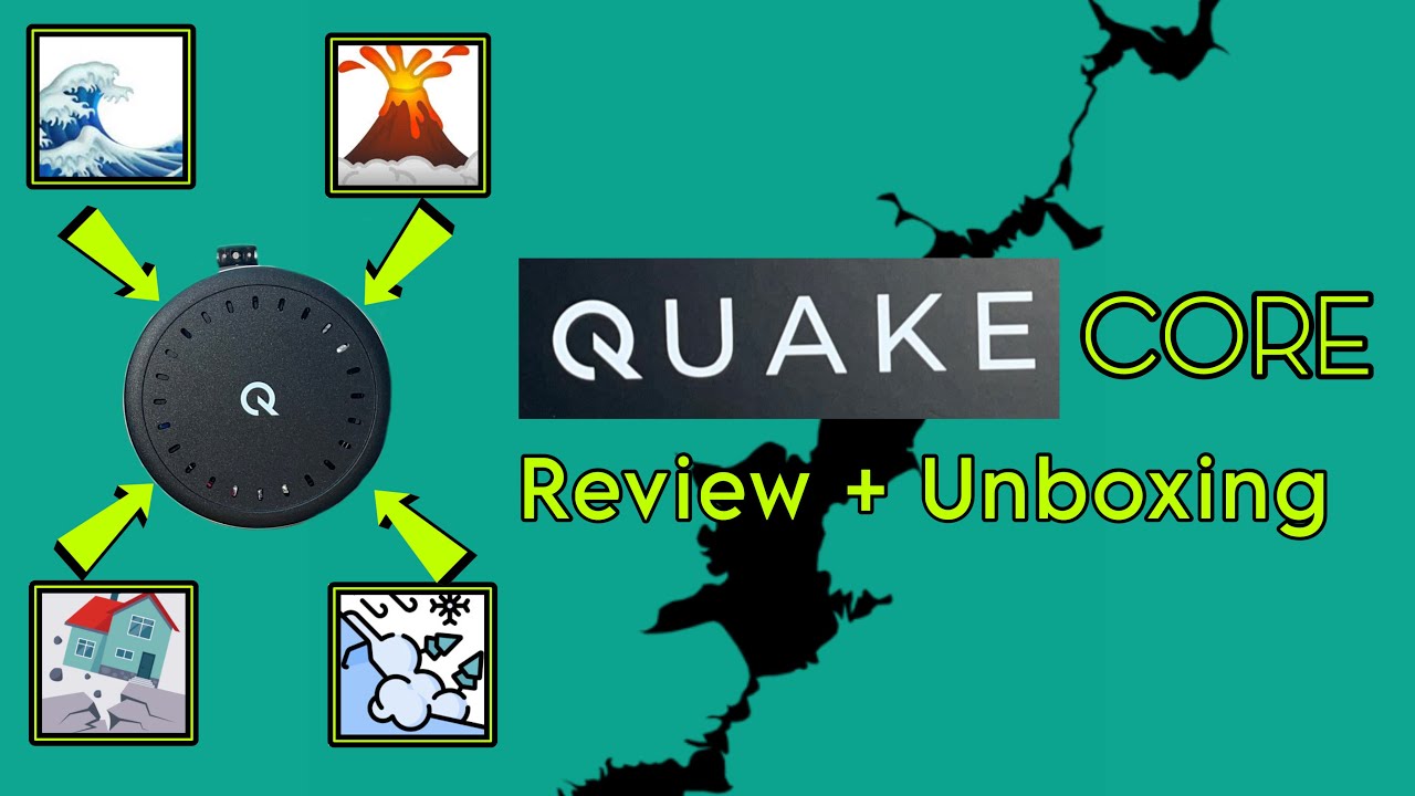QuakeCore Crypto Disaster Detection Device - Review and Unboxing
