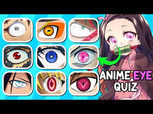 ANIME EYE QUIZ 👁️🕹️ Guess the anime eyes (VERY EASY - HARD)💙 