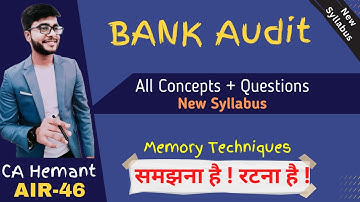 Bank Audit CA Final | Revision Cum Free Fastrack batch