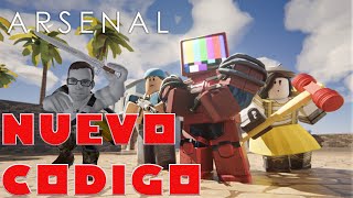 Nuevo Código de ARSENAL Nueva Skin secreta ABRIL DE 2021 ROBLOX PROMOCODES