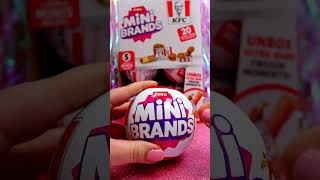 ASMR Mini Brands KFC ❤️#shorts #asmr #viral #minibrands #kfc #mini #trending #fyp #explore #reels