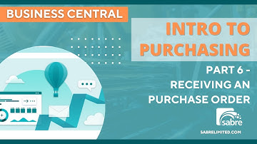 Purchasing Implementation Part 6 - Receiving a Purchase Order