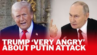 'I'm VERY ANGRY about it!' - Trump speaks out on alleged Ukraine strike on Putin's home