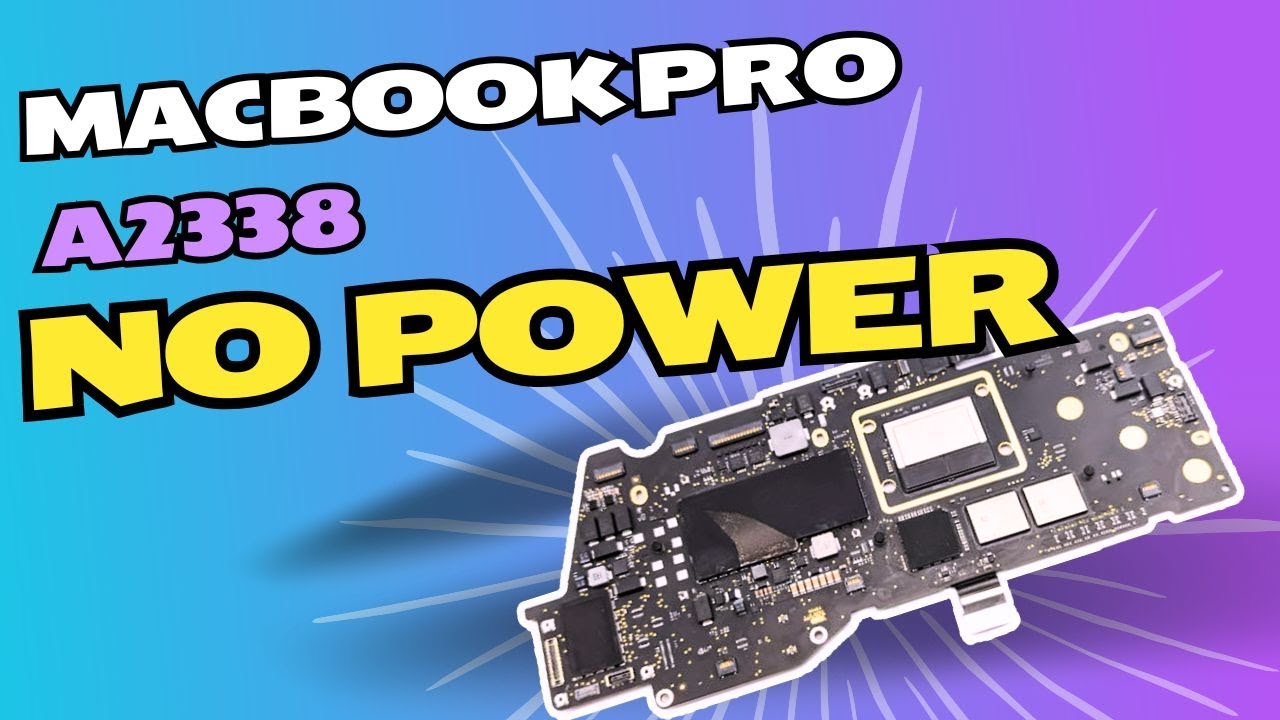 Apple macbook A2338  dead no power