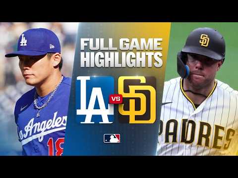 DODGERS vs. PADRES: Official Full Game Highlights (June 27) | 2026 MLB Season