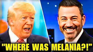 Trump Has INSTANT MELTDOWN After Jimmy Kimmel PUBLICLY HUMILIATED Melania's Absence!