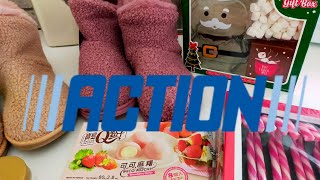 HAUL ACTION /  chocolat chaud/ pantoufles/ écharpe , etc