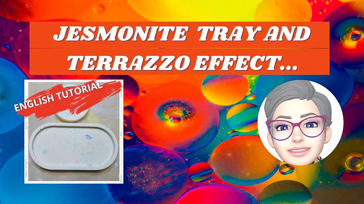 Jesmonite tray with terrazzo effect: more lessons learned! #249