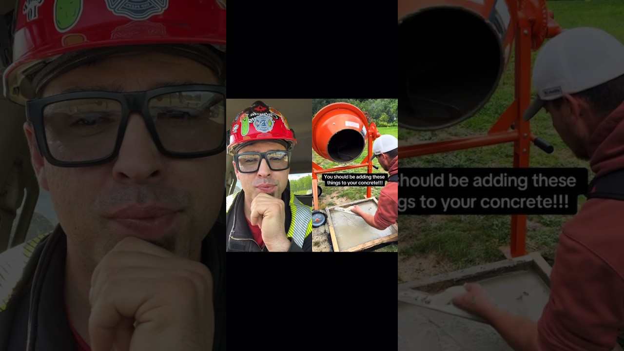 How to mix concrete… like a pro!!  