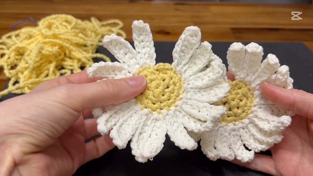 Crochet Daisy Missing a Petal Tutorial Inspired by PEACEMINUSONE