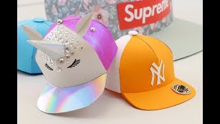 How to make a Miniature Paper Snapback Hat | EASY Template