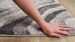 Lula 5'3" x 7'3" Medium Rug in Multi (Charcoal)