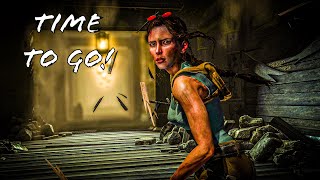 Lara escapes the Monastery