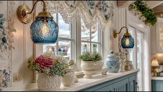Download Lagu Romantic Cottage Kitchen Tour 2026 | Elegant Affordable Blue Small Spaces Vintage Shabby Chic MP3