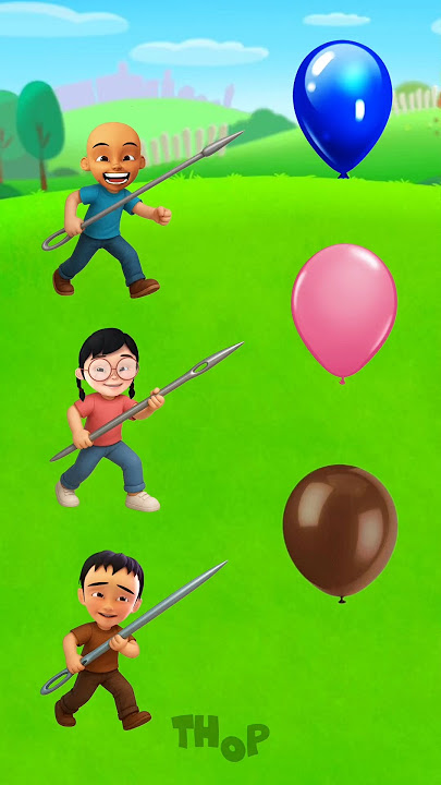 Letusin Balon dapat apa Yak⁉️🤔🤣... #shorts #animasi #kartun #comedy #funny