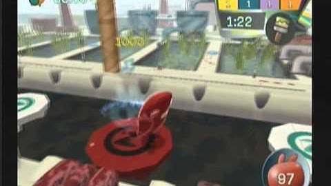 DE BLOB Wii Walkthrough Part 7C Hanging Gardens