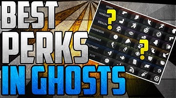 COD Ghosts: Best Two Perks | Level Up Faster & Get Higher K/D