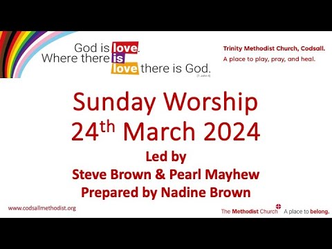 Sunday Worship 24th March 2024 - YouTube