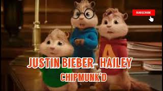 Download Lagu Justin Bieber- Hailey (Chipmunkd) MP3