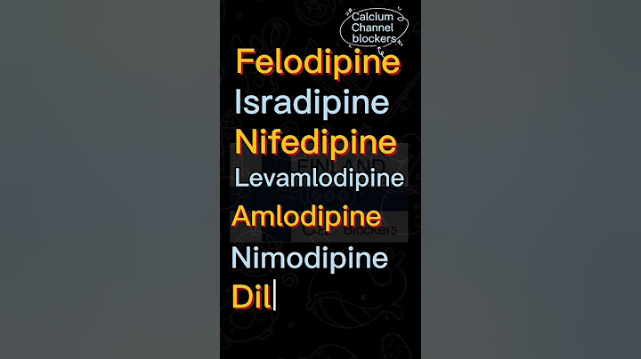 กล ม calcium channel blockers levophed ค อ